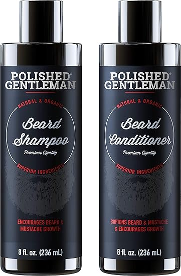Amazon Com Beard Growth Shampoo And Conditioner Set Best