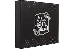 Pioneer Photo Albums T-12CHLK/SH 3-Ring Printed Chalkboard Design Binder Shared Scrapbook, 12 by 12-Inch