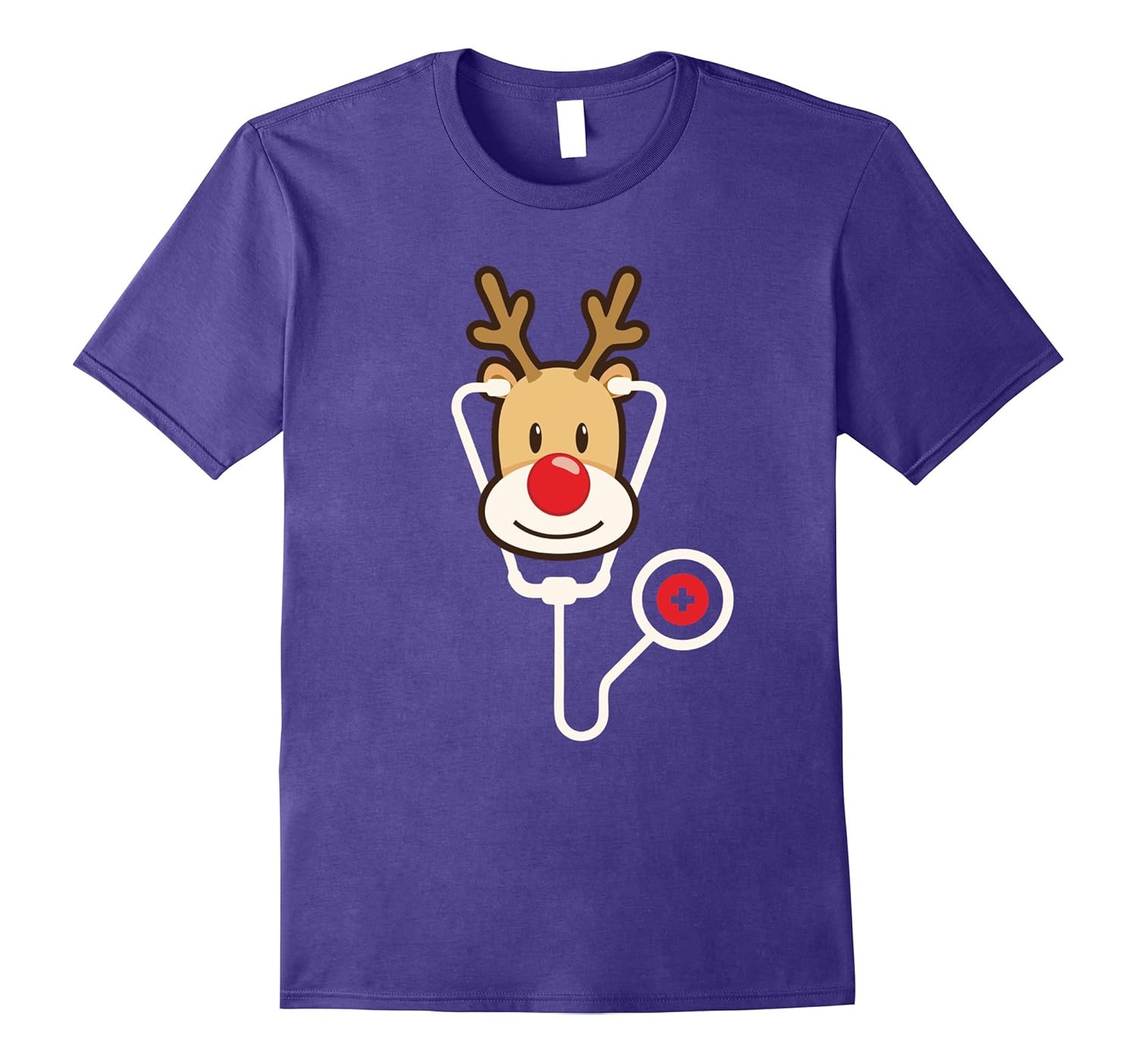 Cute Moose Reindeer Nursing T-Shirt For Christmas-ANZ