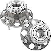 JLEO 512188 (Pair) Rear Wheel Bearing Fits for Acura TL 2004-2008, for Honda Accord 2003-2007 (Gas Models, Not Hybrid) Hub Assembly with ABS