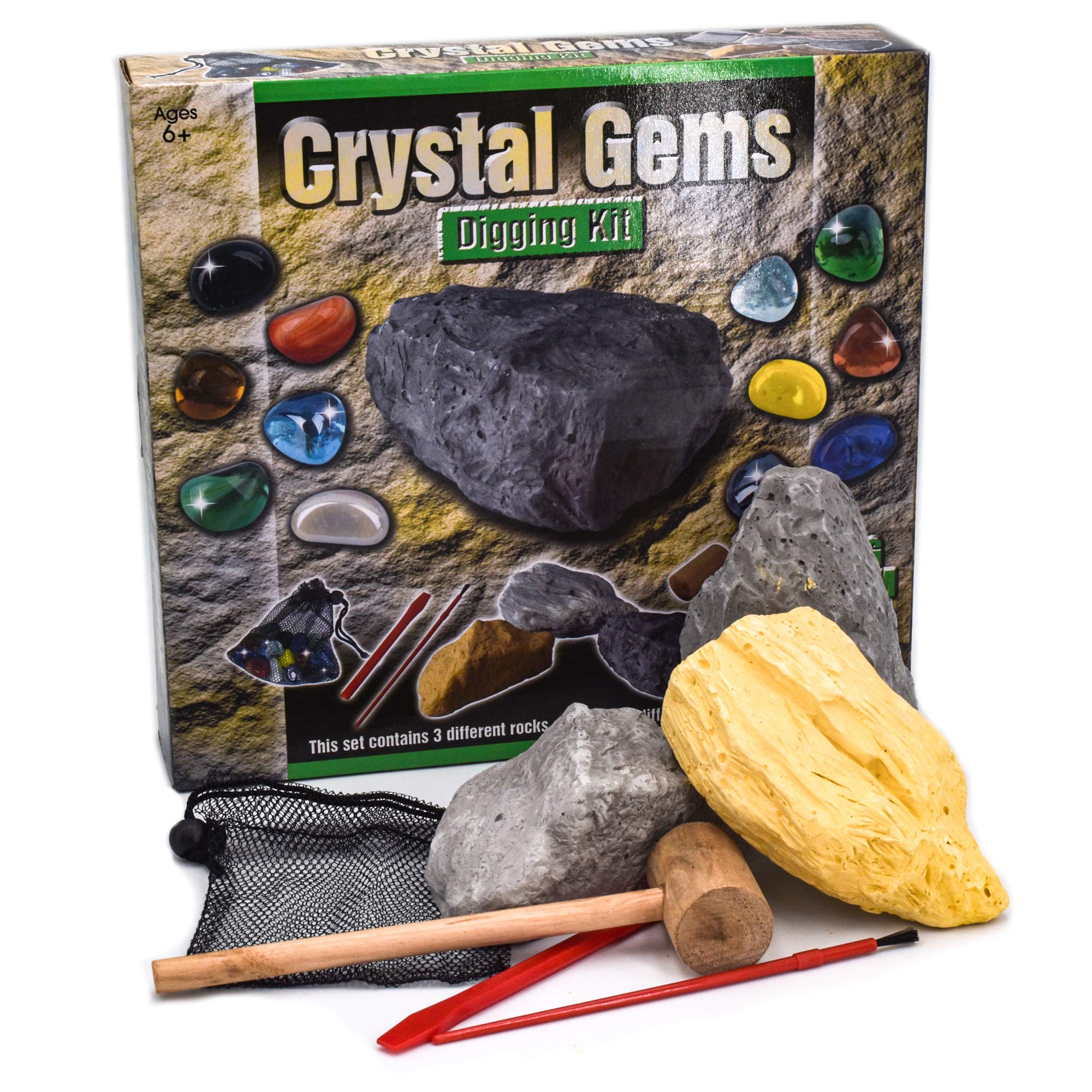 KandyToys Crystal Gems Digging Kit | Kids Science Kits | Experiment