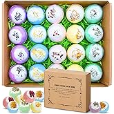 Bath Bombs Set for Women, 20 PCS Natural Argan Oil & Organic Oil Dry Skin Moisturize, 5 Different Scents, Perfect for Bubble Spa Bath, Ideal Gifts for Women, Girls, Wife, Mother
