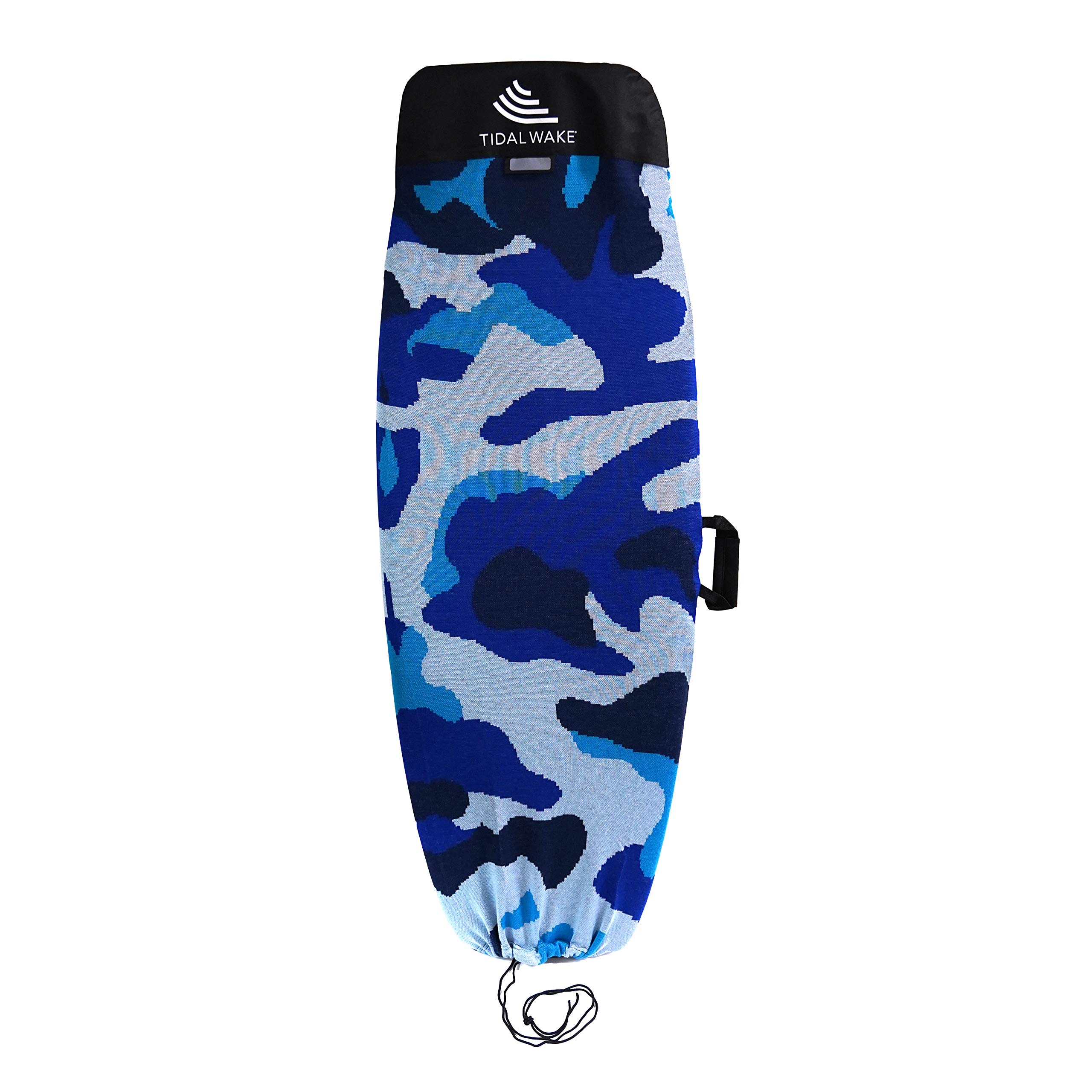 Tidal Wake TAG-IT Surf & Wake Board Socks, SNUB NOSE STYLE, Built-In Tag to Personalize with Your Name, 58" Long, 21" Wide