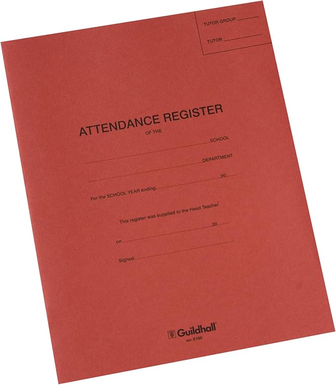 Guildhall Attendance Register for Education Office Products