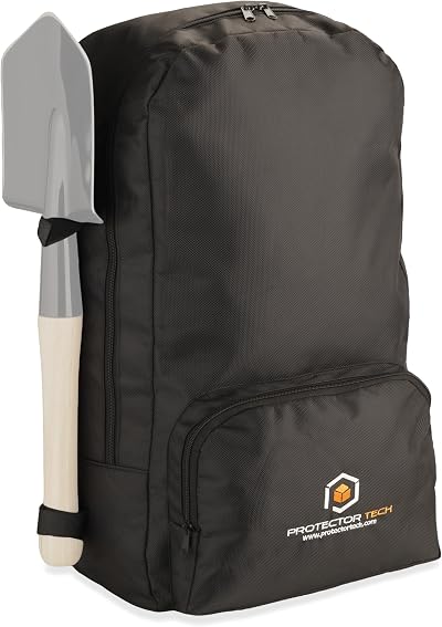 ProtectorTech HD Backpack for Metal Detectors with Shovel Mount