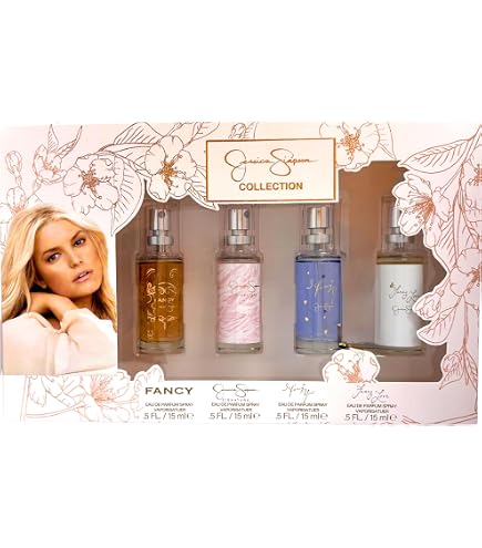 Amazon.com : Jessica Simpson Fancy 4 Piece Gift Set : Baby Bathing