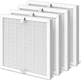 E-300L Replacement Filter Compatible with MOOKA ＆ MOOKA FAMILY E-300L Air Puri fiers,3-in-1 H13 True HEPA Air Filter for MOOKA Air Puri fiers Replacement Filter E-300L，4 pack