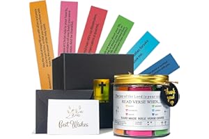 CODINOO Bible Verse Jar(NIV)120 PCS,Read Me When For Emotion,Birthday Christian Gifts For Women Men Kid Mom,Religious Gift,Prayer Jar, the Hope Jar,Baptisms,Bible Stuf,Bible Study Supplies,Bible Accessories