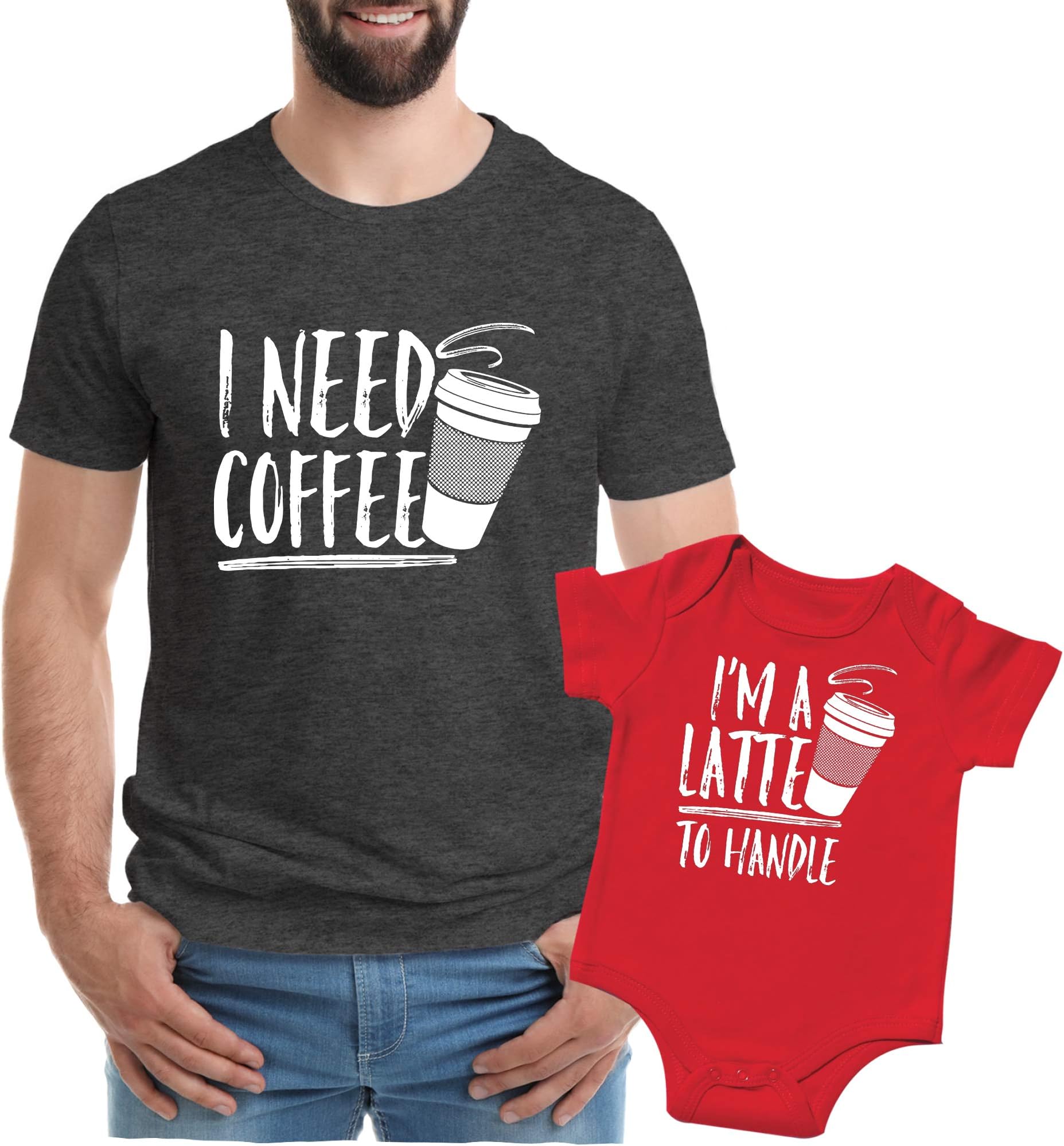 Feisty and Fabulous, Dad and Baby Matching Outfits, Father Son Shirts,