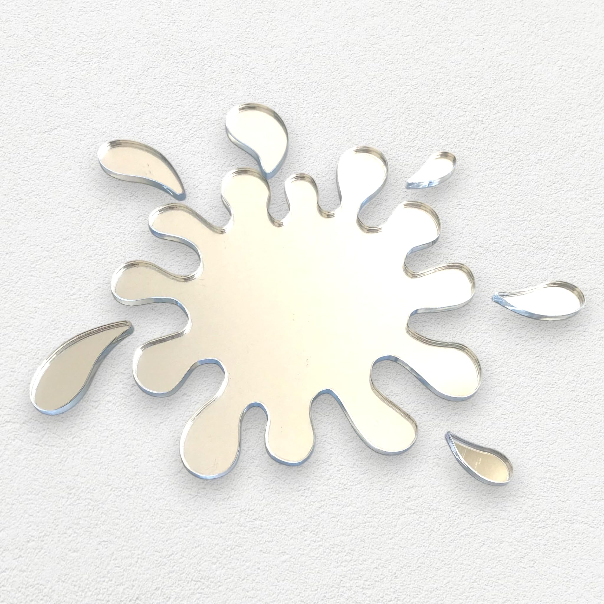 Super Cool Creations Splash Puddle with 6 splashes Mirror - 53cm x 45cm