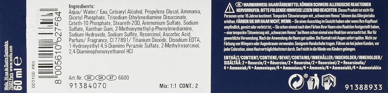 Wella Koleston Perfect MePlus Pure Naturals Permanent Hair Colour Cream, No. 8/00 Light Natural Blonde, 0.66 kg 8005610627564 - Image 3