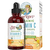 USDA Organic Vitamin C Drops by MaryRuth’s | Plant Based Liquid Immune VIT C Supplement | Organic Acerola | Safe for The…
