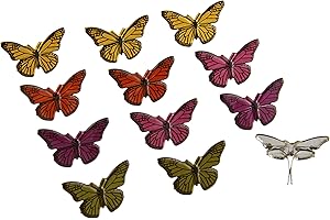 Eyelet Outlet Shape Brads, Butterflies