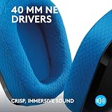 Logitech G535 Lightspeed Wireless Gaming Headset Black/Blue view 5