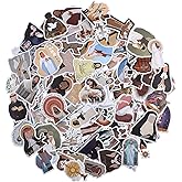 110 PCS Jesus Stickers Catholic Christian Clergy Stickers Aesthetic Religious Friars Decals Inspirational Water Bottle Sticker for Phone Luggage Laptop Phone Cases Journaling Scrapbooks Christmas
