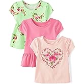The Children's Place Baby-Girls and Toddler Short Sleeve Everyday Casual Knit Shirt