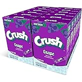 Crush- Powder Drink Mix - Sugar Free & Delicious (Grape, 72 Sticks)