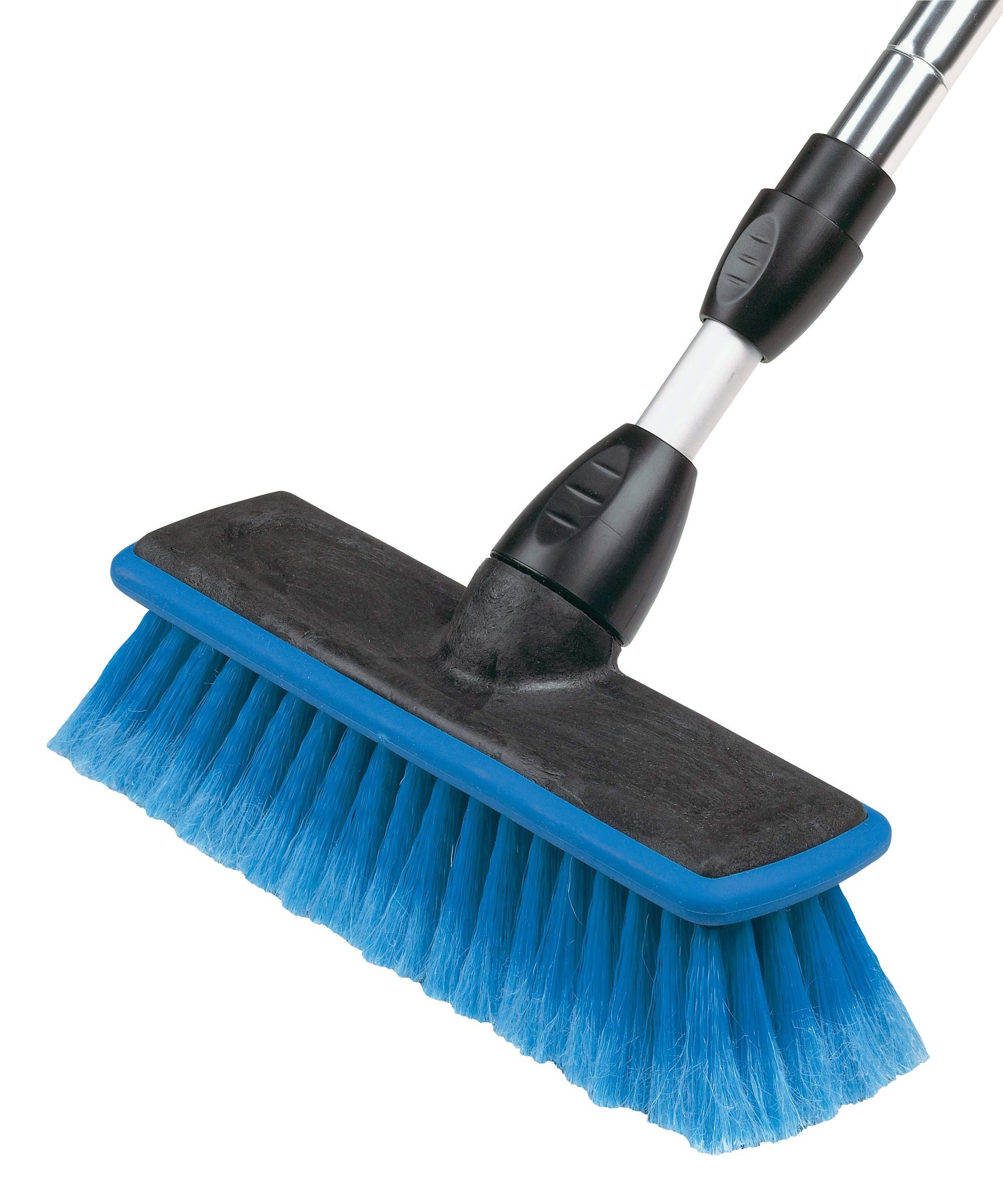 Carrand 93089 Flow-Thru 10" Wash Brush with 68" Aluminum Extension Pole