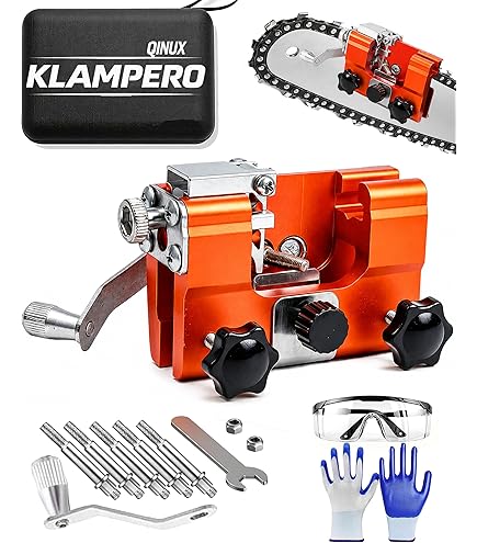 Amazon.com : Qinux Klampero Chainsaw Sharpener, Manual Chain Saw