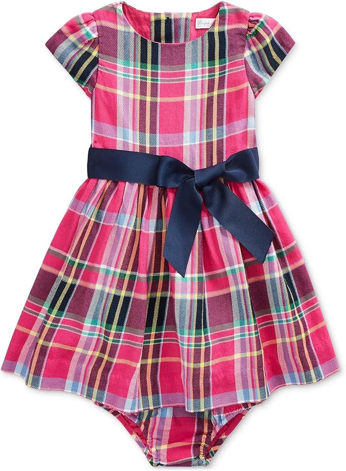 tartan baby dress