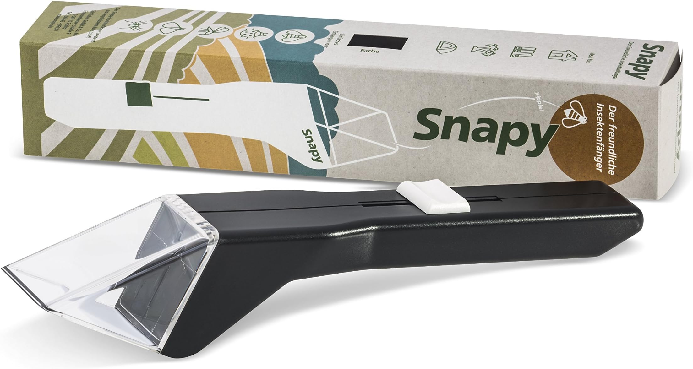 Snapy 40401 Optimal Guard for Insects, White/Black metallic
