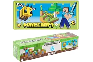 Minecraft Desk Pad for Kids and Teenagers, Non-Slip Desk Mouse Mat 80 x 35cm - Gamer Gifts (Green)