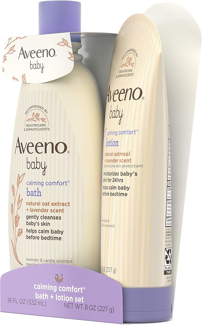 aveeno baby calming comfort lotion 18 oz