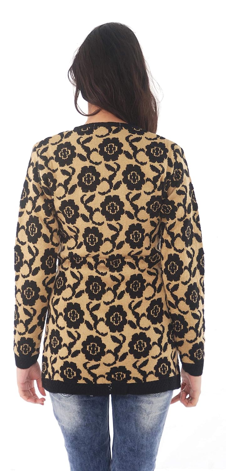 freundin&reg; free size women's woollen punjabi cardigan cs-3 german design