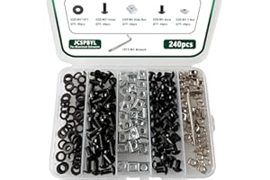 200pcs M5 T-Nuts Screws Kit for 2020 2040 8020 Series Aluminum Extrusion,40Pcs M5x10,40Pcs M5x8 Hexagon Socket Screws,40Pcs M