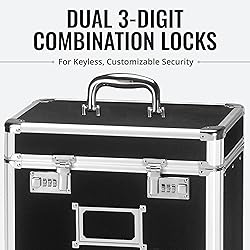 Vaultz Locking File Organizer Box - 13.5 x 13.25 x