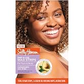 Sally Hansen Snip &amp; Use Wax Strips Kit | Face &amp; Bikini Line Hair Removal | Vitamin E &amp; Avocado Oil Infused | 10 Count