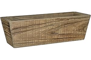 Wood Window Box Planter - Buffalo Brown