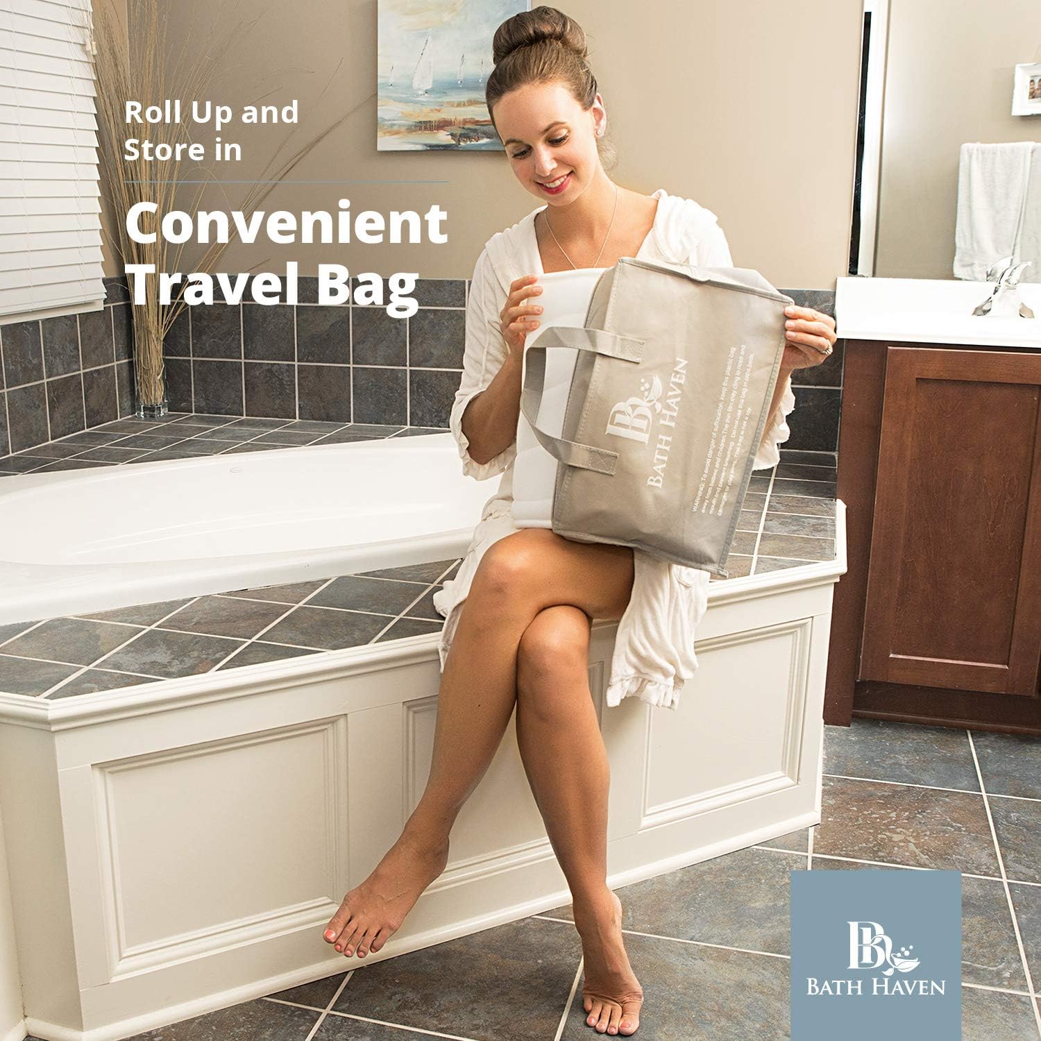 QuiltedAir BathBed Deluxe - Luxury Bath Pillow and Spa Cushion for Full Body Comfort: Home & Kitchen