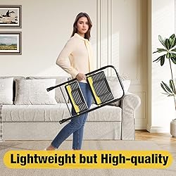 Urackify 2 Step Ladder, Heavy-Duty Pass 800lb