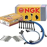 NGK Wire & 8 Standard Spark Plugs Kit For Lexus