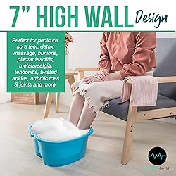 AllSett Health Foot Soaking Bath Basin – Large
