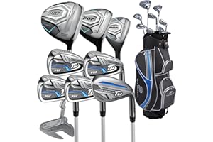 PGF GCWAREHOUSE PGF Gold Tour Precision Complete Golf Club Package Set for Men & Women