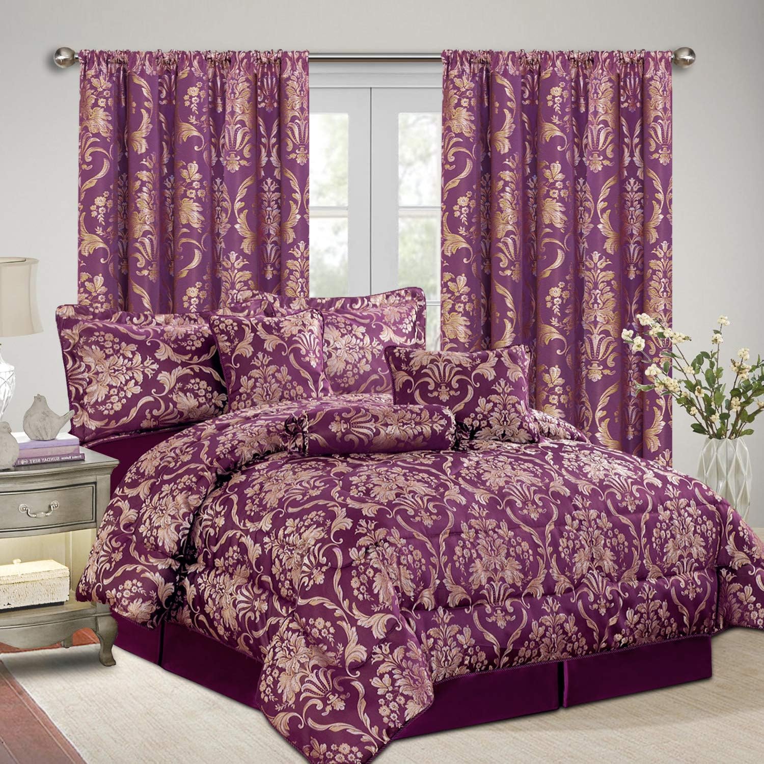 Ensemble Couette Et Rideaux – Grand Format – Occasion