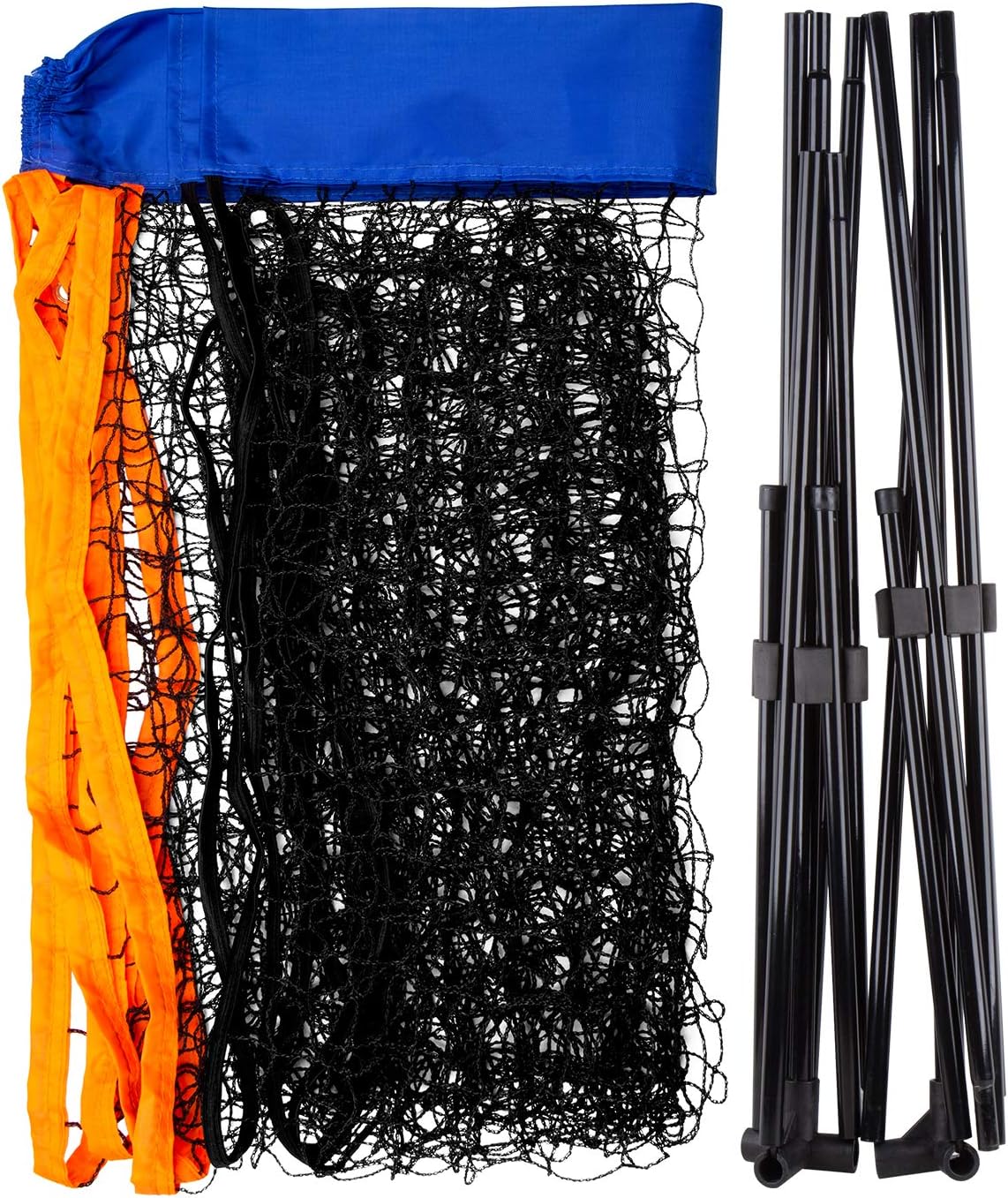 ORIENGEAR 10ft Portable Badminton and Tennis Net with Poles Carrying Bag Height Adjustable 34¡± to 61¡± for Kids Volleyball Pickleball Indoor Outdoor Backyard : Sports & Outdoors