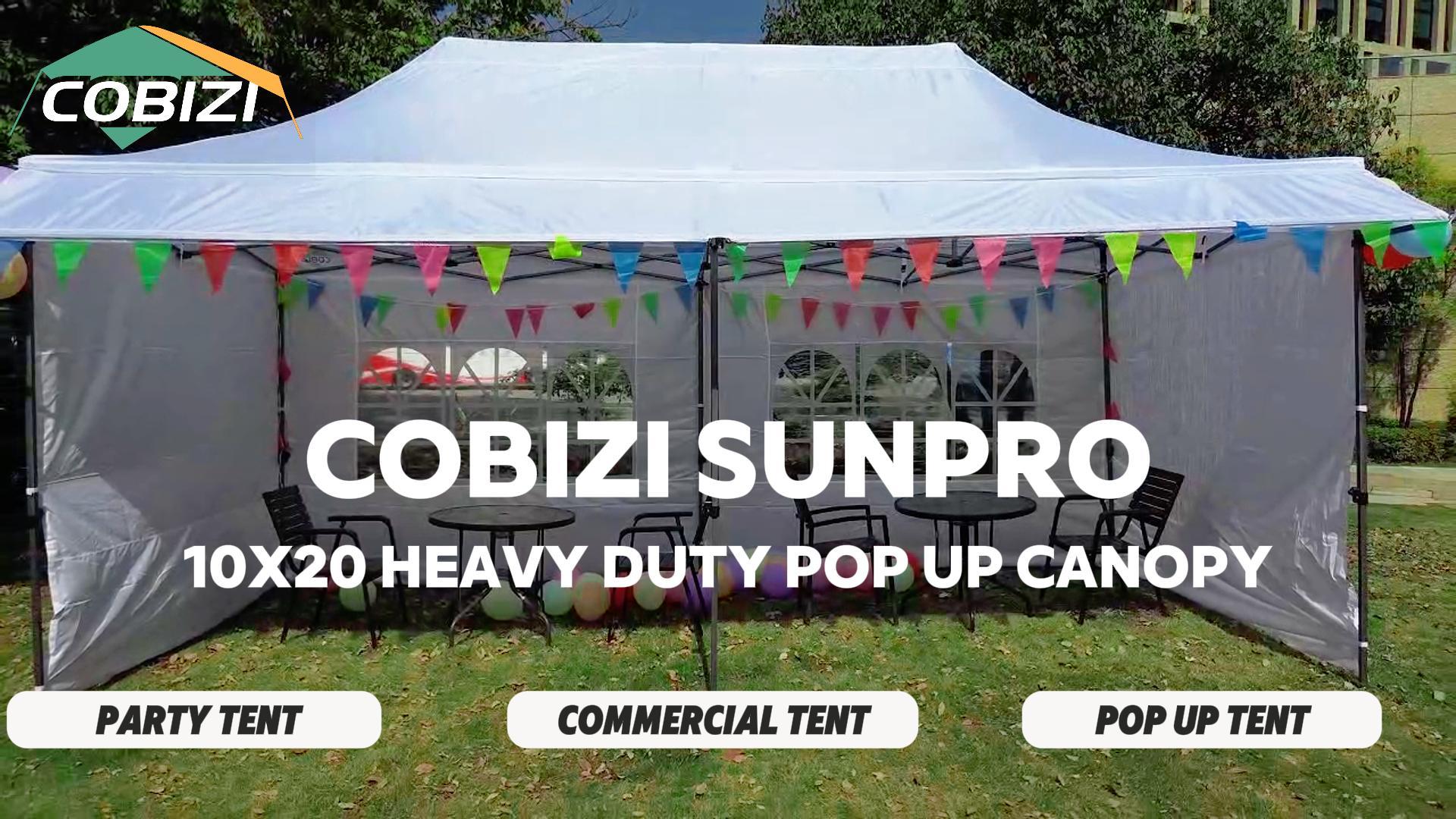 COBIZI 10x20 Pop Up Canopy Tent Review: Heavy Duty Commercial Gazebo with Awning image 33
