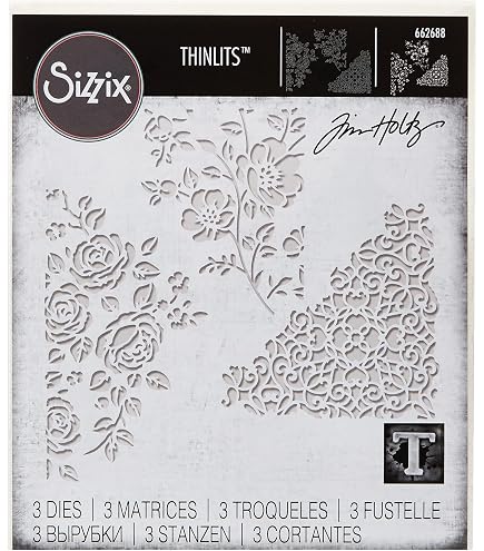 Amazon.com: Sizzix Thinlits Die Set Fresh Baked #1 by Tim Holtz