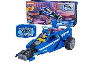 Paw Patrol: The Mighty Movie, Remote Control Car with Molded Mighty Pups Chase, Kids Toys for Boys & Girls 3+