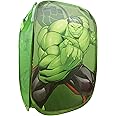 Jay Franco Marvel Avengers Hulk Blast Pop Up Hamper - Mesh Laundry Basket/Bag with Durable Handles, 22" x 14"