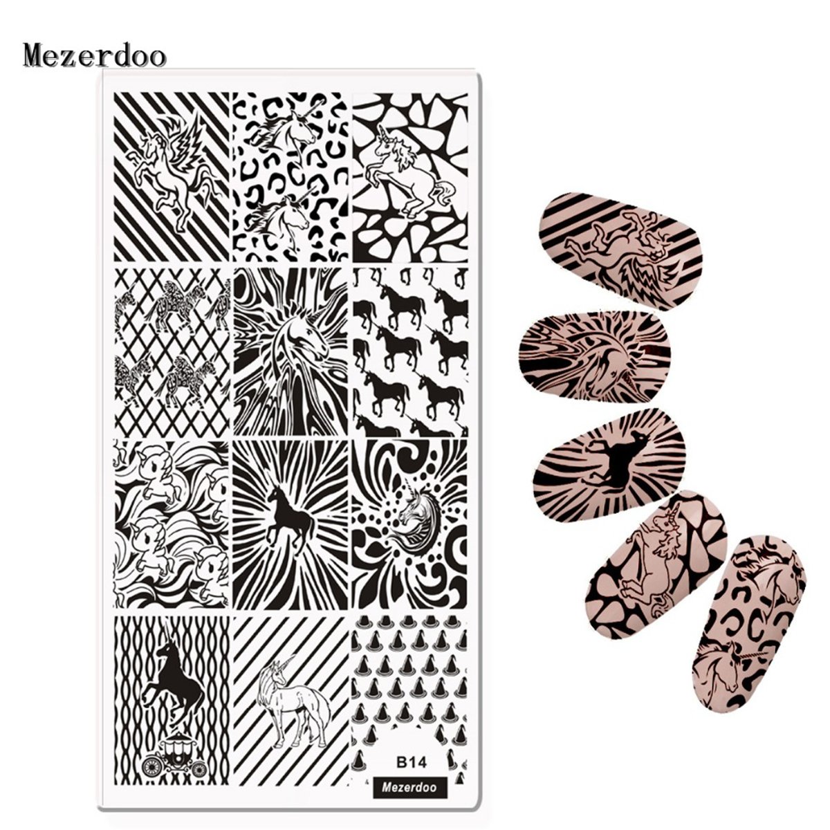 Amazoncom Mezerdoo 1pcs Unicorn Horse Leopard Origami