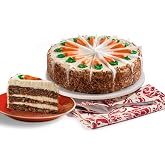 David&rsquo;s Cookies Carrot Cake 10 inch &ndash; Pre-Sliced 14pc Layered Cake with Cream Cheese Frosting &ndash; Gourmet Bakery Dessert for Parties, Gifting, and Celebrations