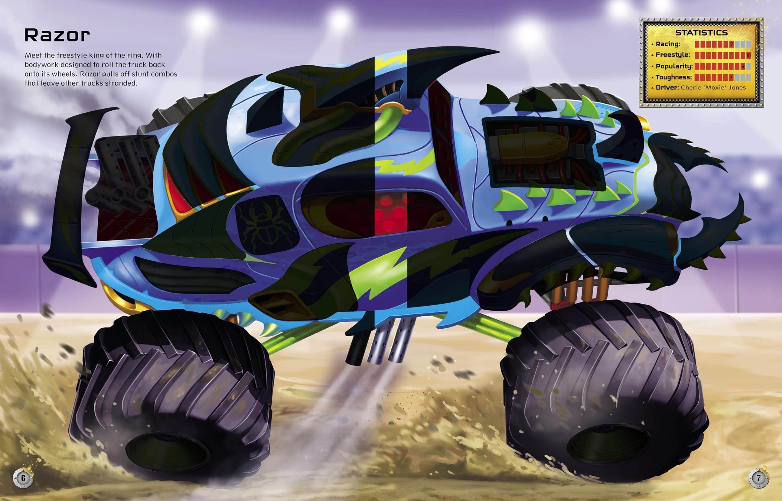 Build Your Own Monster Trucks Sticker Book (Build Your Own Sticker Book)