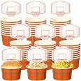 Basketball Cupcake Stand - 3-Tier Sports Theme Party Decor For Boys Birthday, Dessert Display