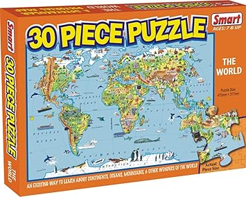 Smart The World Puzzle (Multi-Color, 30 Pieces)