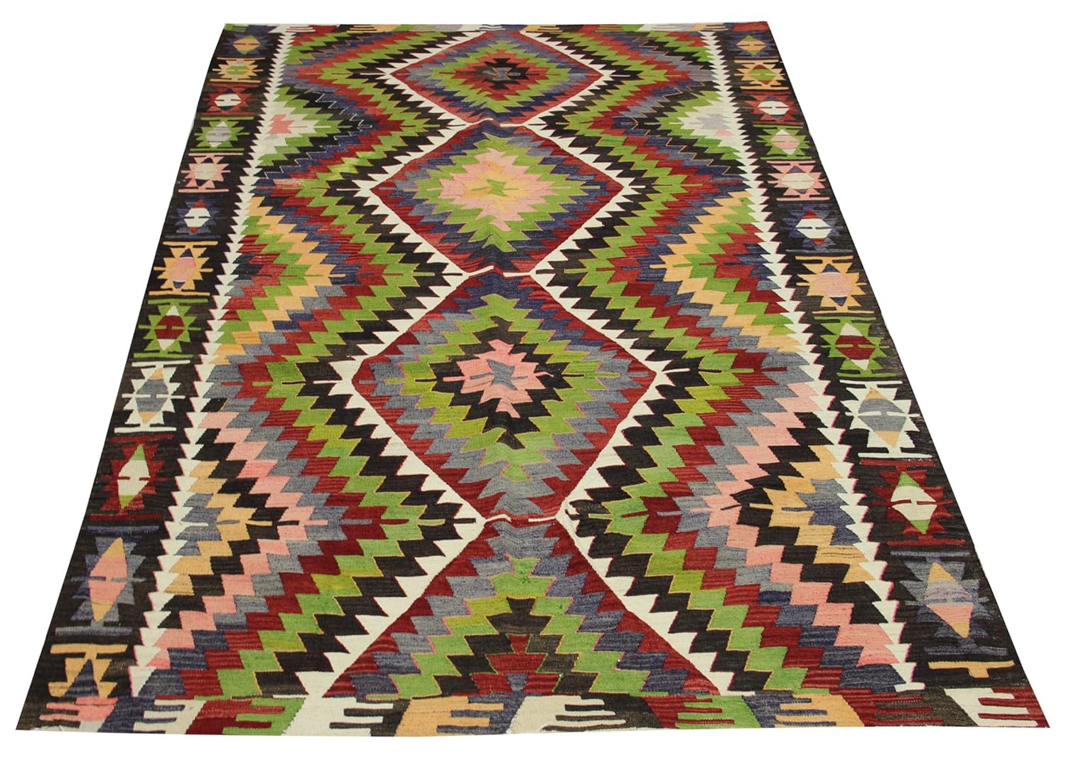 Turkish Kilim rug 8,8x5,8 feet Area rug Anatolian rug Home
