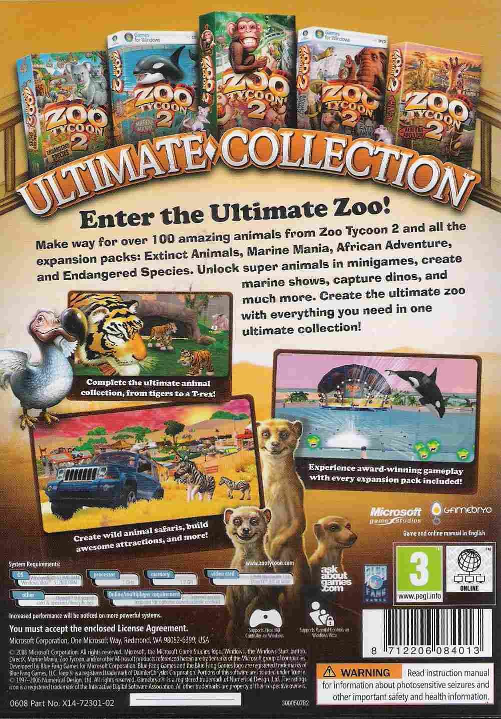 zoo tycoon 2 ultimate collection buy online